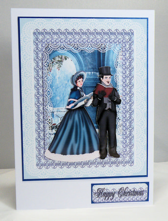 Christmas Winter Scene by Hazel Pepper