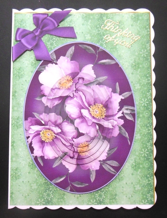 Beautiful Lilac Roses   in Pyramid  by Hazel Sumner