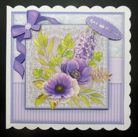 Stunning Lilac Anemonies by Hazel Sumner