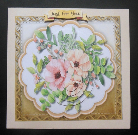 Blush Roses in  , Pyramid  by Hazel Sumner