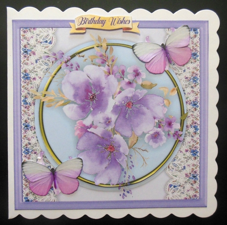 Lace and Love Roses 3, by Hazel Sumner
