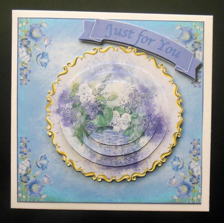Blue Flowers - Multi Occasions Card by Hazel Sumner