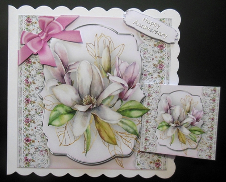 Beautiful Lilac Magnolias by Hazel Sumner