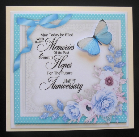 Beautiful Anniversary Wishes with Quote 2 by Hazel Sumner