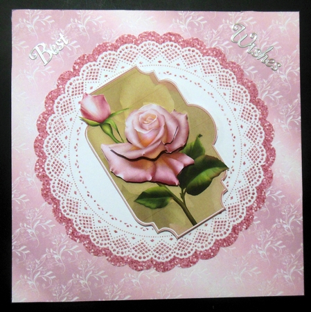Glitter Doily by Hazel Sumner