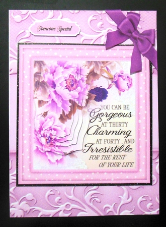 4, Lovely Floral Pyramid Cards  by Hazel Sumner