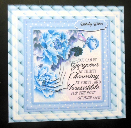 4, Lovely Floral Pyramid Cards  by Hazel Sumner