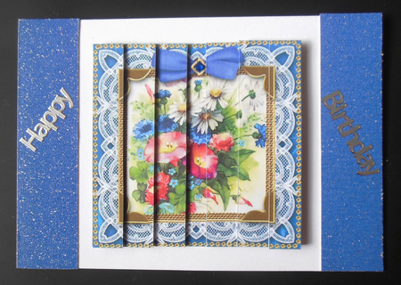 Wildflower Lace 5in Square Side Stacker by Hazel Sumner