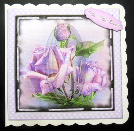Gorgeous Lilac Roses by Hazel Sumner