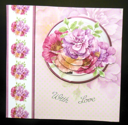 8x8 Floral Spray Pyramage Mini Kit - x4 A4 sheets  by Hazel Sumner