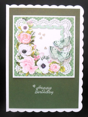Roses & Butterflies Topper & Insert 1 by Hazel Sumner