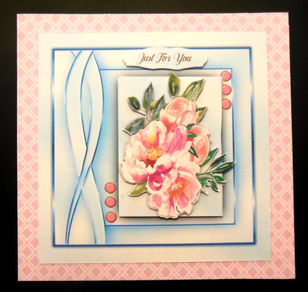 7x7 Mini Kit, Beautiful Peach Peonys  by Hazel Sumner