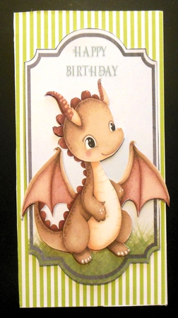 DRAGON BIRTHDAY GIFT TAGS by Hazel Sumner
