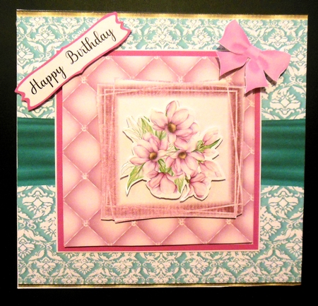 Lilac Magnolia Birthday Card by Hazel Sumner