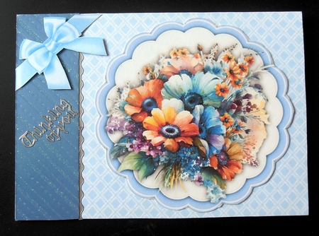 6, Beautiful Scalloped Toppers With Butterflys by Hazel Sumner