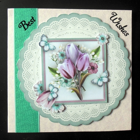 Spring Vibes Lace Doily by Hazel Sumner
