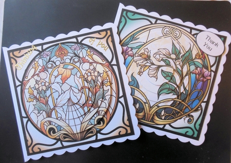 Art Nouveau Stained Glass Window Bumper Kit by Hazel Sumner