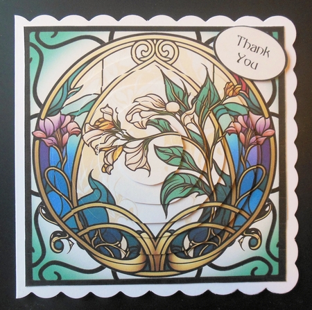 Art Nouveau Stained Glass Window Bumper Kit by Hazel Sumner