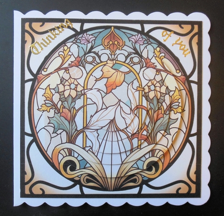 Art Nouveau Stained Glass Window Bumper Kit by Hazel Sumner