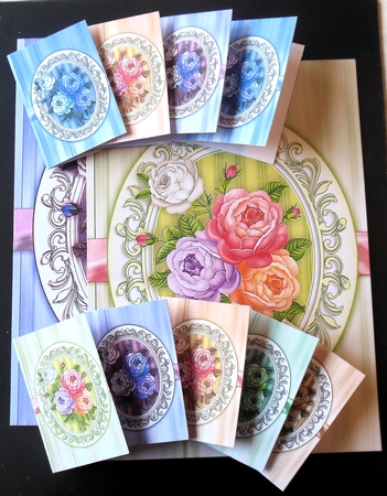 ROSIE POSIE BUMPER KIT by Hazel Sumner