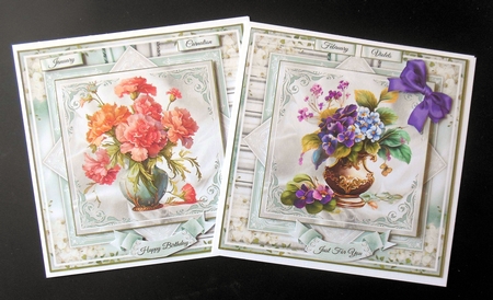 Birth Month Flowers Mini Page Kit by Hazel Sumner