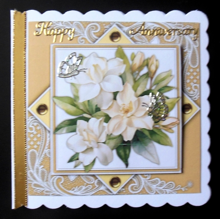 8x8 Mini Kit, Beautiful Gardenias and Lilys by Hazel Sumner