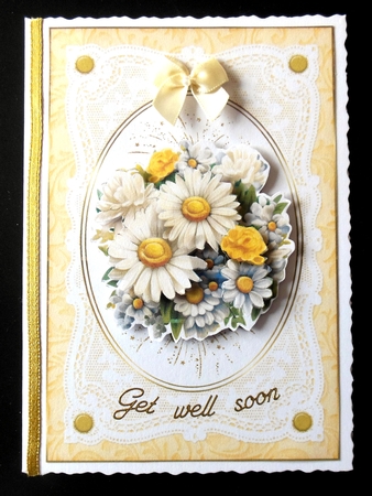 Pretty Flower 7 x A5 Toppers & 7 Matching Inserts Kit 1 by Hazel Sumner
