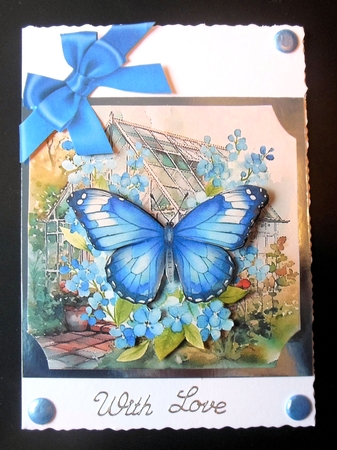 6 Floral butterfly toppers 3 by Hazel Sumner