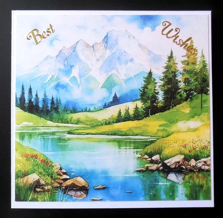 Watercolor Nature Scenes 8x8 Backgrounds - set 1 by Hazel Sumner