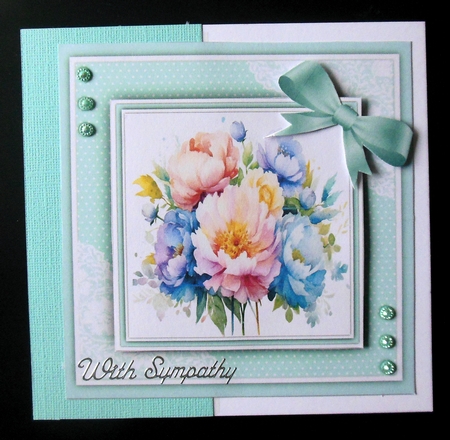 8x8 Mini Kit, Beautiful Rainbow Florals by Hazel Sumner