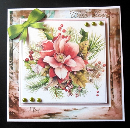 8x8 Mini Kit, Beautiful Christmas Roses by Hazel Sumner
