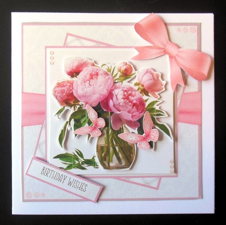 Pretty Peony Vases by Hazel Sumner