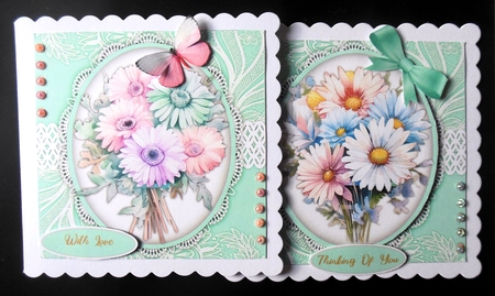 8x8 Mini Kit, Gorgeous Pastel Gerberas by Hazel Sumner