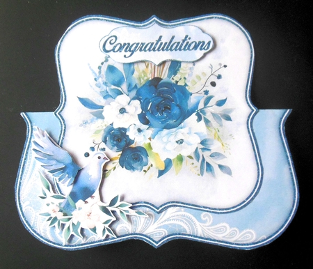Navy Wedding Over The Edge Mini Kit    by Hazel Sumner