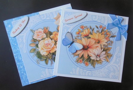 8x8 Mini Kit, Beautiful Daisys and Mixed Flowers by Hazel Sumner