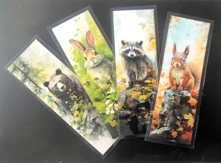 Forest Animal Bookmarks  by Hazel Sumner