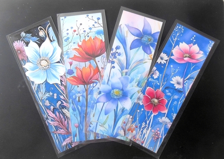 Wildflowers in Snow Bookmarks by Hazel Sumner