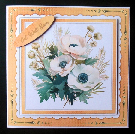 8x8 Mini Kit, Beautiful Ranunculas  by Hazel Sumner