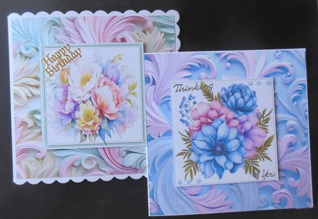 3D Damask Papers  by Hazel Sumner