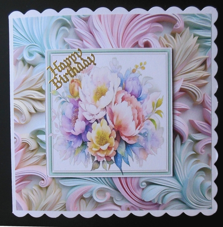 3D Damask Papers  by Hazel Sumner