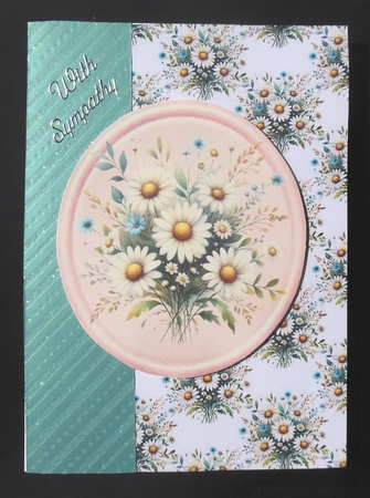 4 Pretty Floral Pink Toppers, 4 A4 Matching Backing Papers Mini Kit by Hazel Sumner