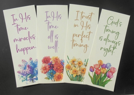 In Gods Timing Bookmarks by Hazel Sumner