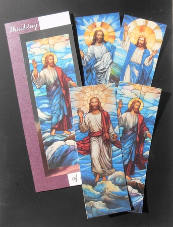 Stained Glass Christian Bookmarks by Hazel Sumner