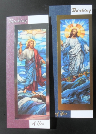 Stained Glass Christian Bookmarks by Hazel Sumner
