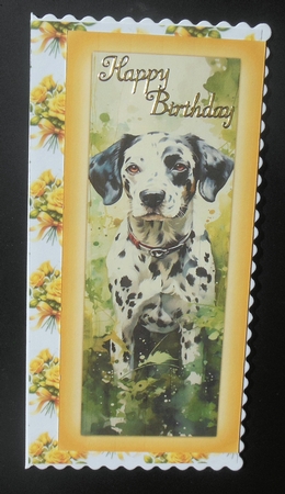 Beautiful Dogs DL Toppers or Bookmarks x 12 by Hazel Sumner