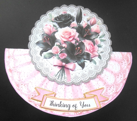 Floral bouquet rocker 22 by Hazel Sumner