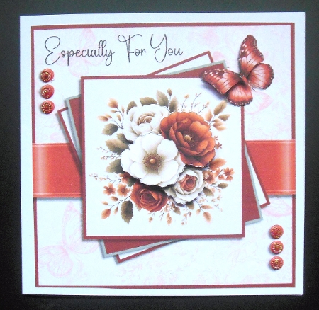 Sweet Floral Butterfly by Hazel Sumner