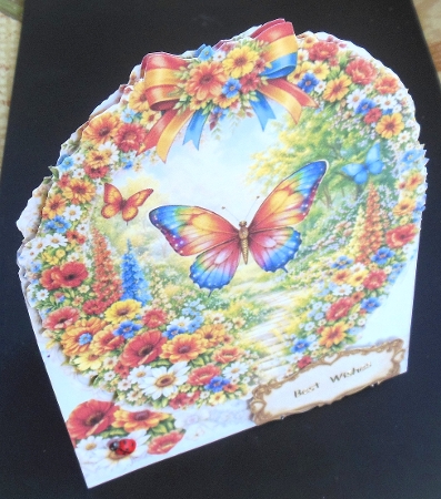 Rainbow Butterfly Garden Frame Topper – Floral Wreath & Just for You Printable by Hazel Sumner