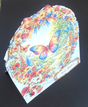 Rainbow Butterfly Garden Frame Topper – Floral Wreath & Just for You Printable by Hazel Sumner