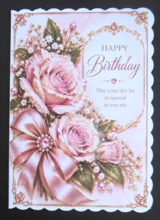 Beautiful Flowers Card Front And Insert 5 x 7 Inch  Featured Gallery Photo